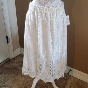 NWT Gibson Latimer lace skirt